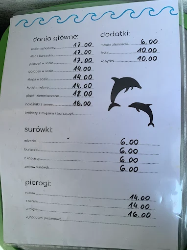 Menu — Bar Delfin